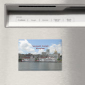 Savannah Georgia riverfront magneet (Insitu (Vaatwasser))