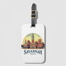 Savannah Georgia Silhouette  