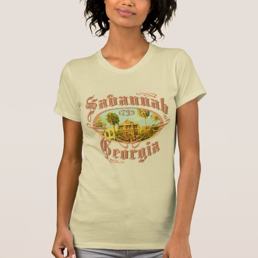Savannah Georgia T-shirt (Voorkant)