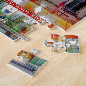 Savannah Georgia Town USA Waterfront Evening River Legpuzzel (Zijkant)