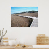 Savannah Georgia Tybee Island Trail Poster GA (Cuisine)