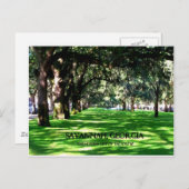 SAVANNAH, GEORGIË BRIEFKAART (Voorkant / Achterkant)