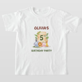 Savannah giraffe leeuw nijlpaard zebra olifant t-shirt