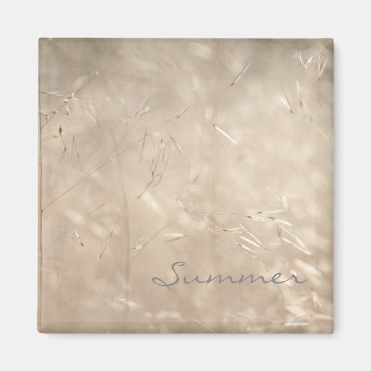 Savannah Golden Grass Summer Magnet (Devant)