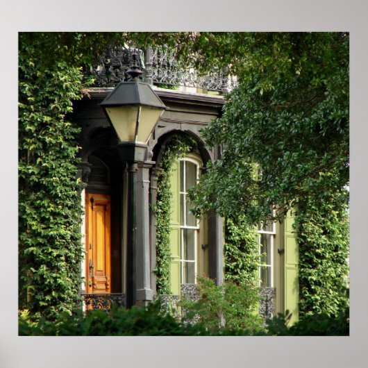 Savannah Historische House Poster (Voorkant)