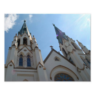 Savannah John van de Baptist Katholieke Kerk Foto Afdruk