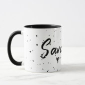 Savannah Name Mok Aangepaste naam Speciaal Speckle (Links)