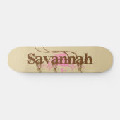 Savannah Personalized Skateboard (Horizontaal)