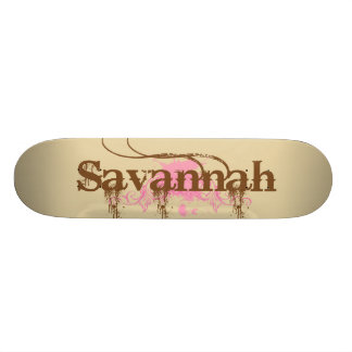 Savannah Personalized Skateboard