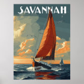  Savannah Reizen Poster (Voorkant)