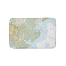 Savannah River en Wassaw Sound Nautische kaart