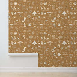 Savannah Safari Wildlife Wallpaper Behang