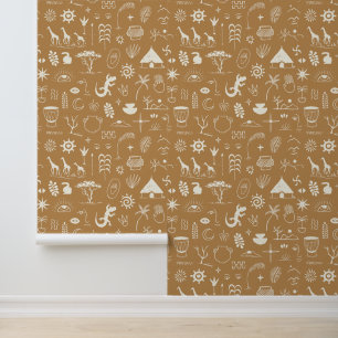 Savannah Safari Wildlife Wallpaper Behang