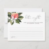 SAVANNAH Schattige Perzik Date Night Ideeën Advies Kaart (Voorkant)