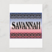 Savannah Scrollwork Briefkaart (Voorkant)