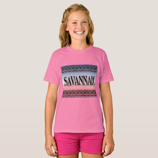 Savannah Scrollwork T-shirt (Voorkant volledig)