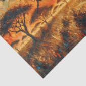 Savannah Sunset Jaguar Decoupage Tissuepapier (Detail)