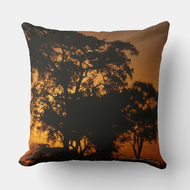 Savannah Sunset Kussen (Voorkant)