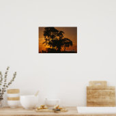 Savannah Sunset Poster (Keuken)