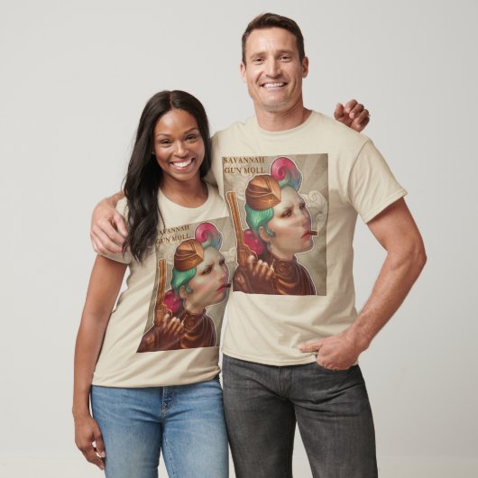 Savannah Verbod Era Pistool Moll T-shirt (Unisex)