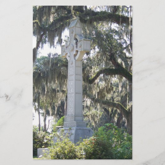 Savannah's Keltische Kruis Briefpapier (Voorkant)