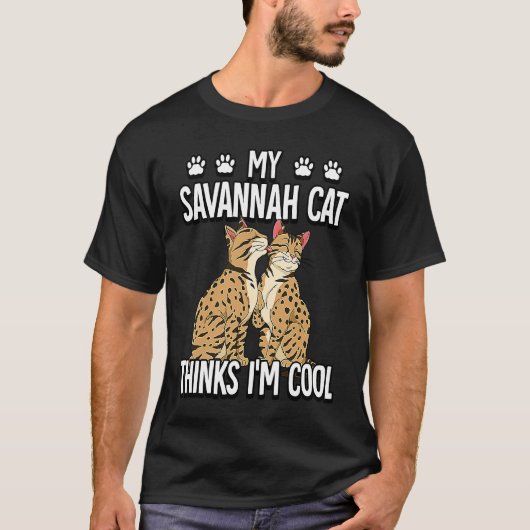 Savannekat 9 t-shirt (Voorkant)