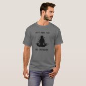 Savasana Meditation Yoga en Yogi New age Fitness T-shirt (Voorkant volledig)