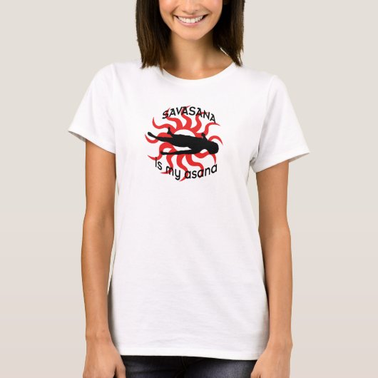 savasana t-shirt (Voorkant)