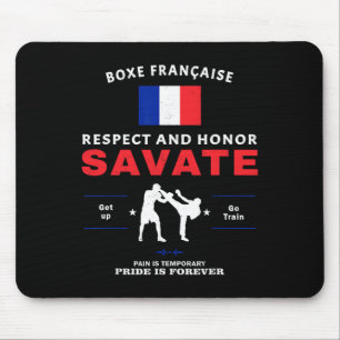 Savate Frans Kickboksen Savate Vechters  Muismat