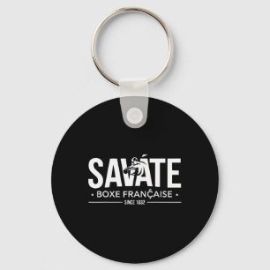 Savate-instructeur Franse Vechtkunst Kickboksen _ Sleutelhanger
