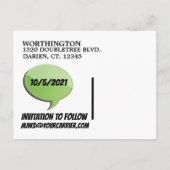 SAVD DE DATUM Ansichtkaart Briefkaart (Achterkant)