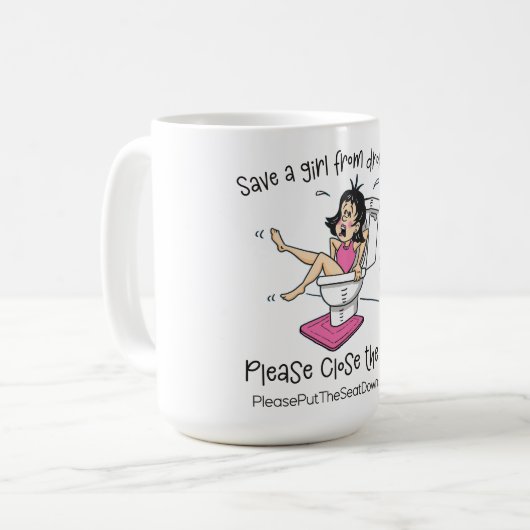 Save A Girl From Drowning Mug (Devant gauche)
