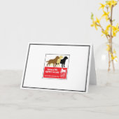 Save A Life Adopteer een Lab Note Kaart (Gele Bloem)