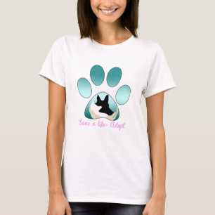 Save a Life-Adopteer T-shirt