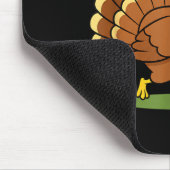 Save A Turkey, Eat Zza Funny Thanksgiving Design F Muismat (Hoek)