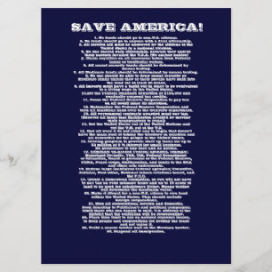 SAVE AMERICA AANKONDIGING