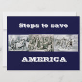 SAVE AMERICA AANKONDIGING (Achterkant)