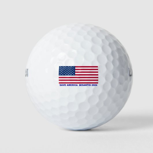 Save America Desantis 2024 Golfballen (Voorkant)