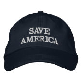 SAVE AMERICA GEBORDUURDE PET (Voorkant)