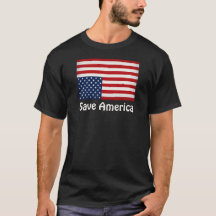 Save America ondersteboven protest Amerikaanse vla