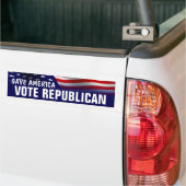 Save America Stemming Republican - Romney Ryan 201 Bumpersticker (Op Truck)
