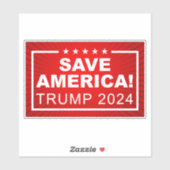 Save America Trump 2024 Sticker (Vel)