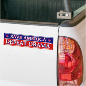 SAVE AMERIKA - DEFEAT OBAMA BUMPERSTICKER (Op Truck)
