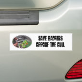 Save BADGERS, s'opposer à Cull, autocollants de vo (En voiture)