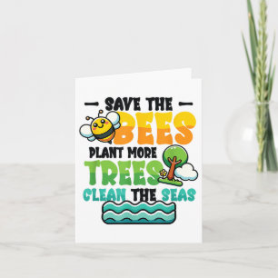 Save Bees Plant Trees Clean Zeeen Environmental Pr Kaart