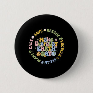 Save Bijen Reddingsdieren Recyclen Zorg Elke Dag E Ronde Button 5,7 Cm