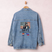 Save Democracy Denim Jacket (Hangar)