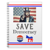 Save Democracy Notitieboek (Voorkant)