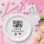 Save Democracy Paper Bord (Feest)