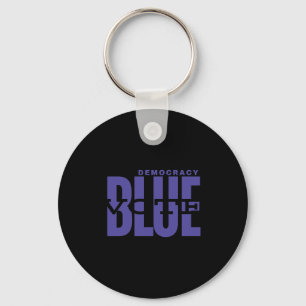Save Democracy - Stem blauw - Maak de waarheid gro Sleutelhanger